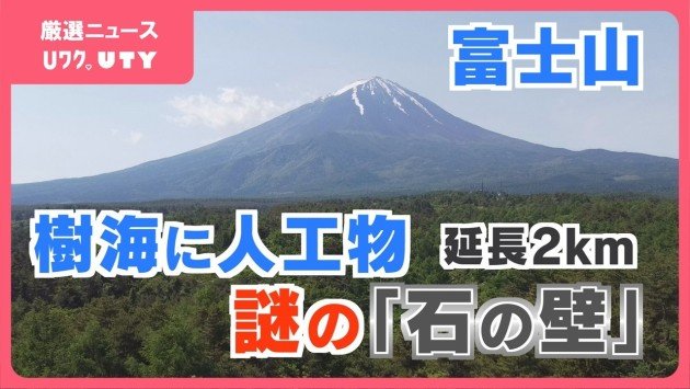 富士山の麓、青木ヶ原樹海に延長2kmの“石の壁”　いったい誰が何のために？　いまだ解明されない謎