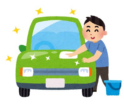 洗車して拭かずに走って風で水吹き飛ばすじゃだめ？