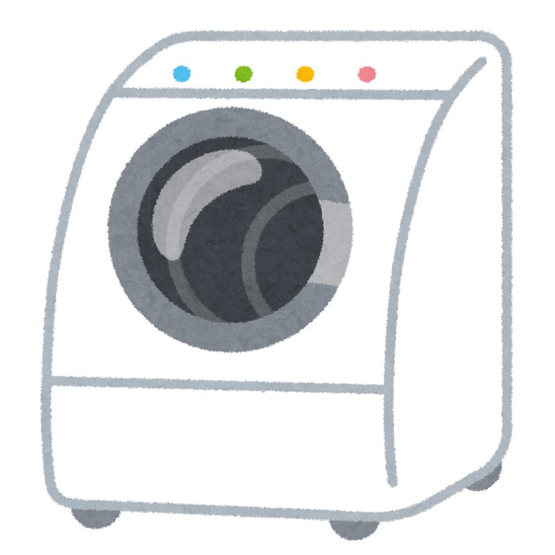 洗濯機を廃棄して新しいのを設置してもらったんだが